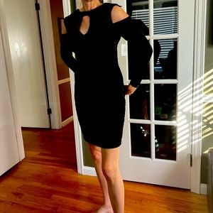 Black cocktail dress